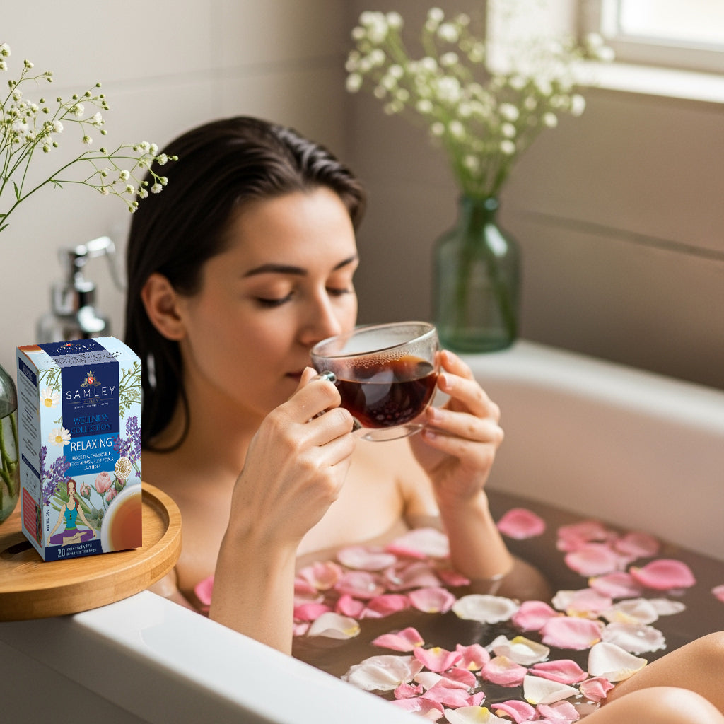 Relax Wellness Tea Blend – Ceylon Black Tea with Chamomile & Lavender | Teacord