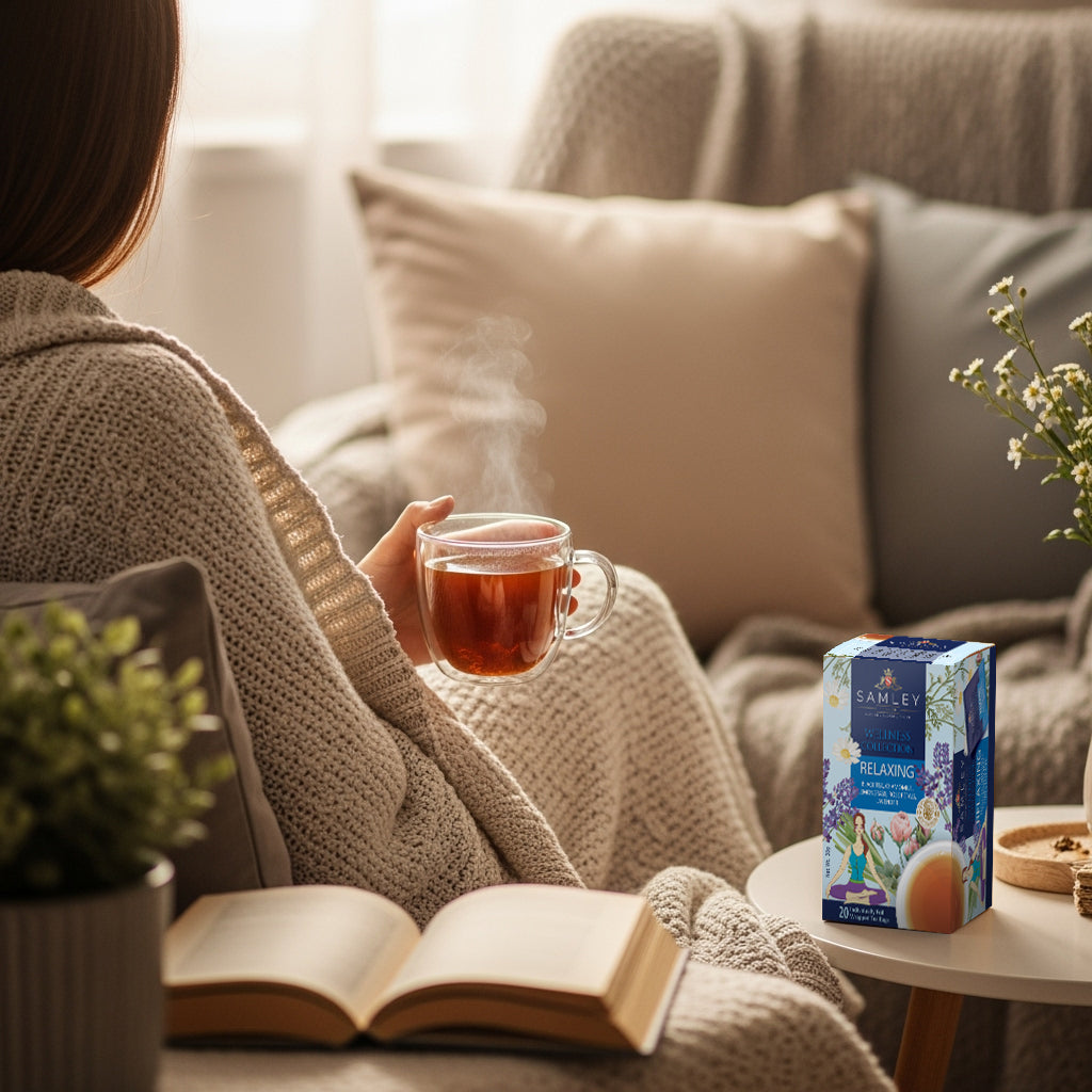 Relax Wellness Tea Blend – Ceylon Black Tea with Chamomile & Lavender | Teacord